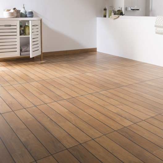 Carrelage imitation bois salissant