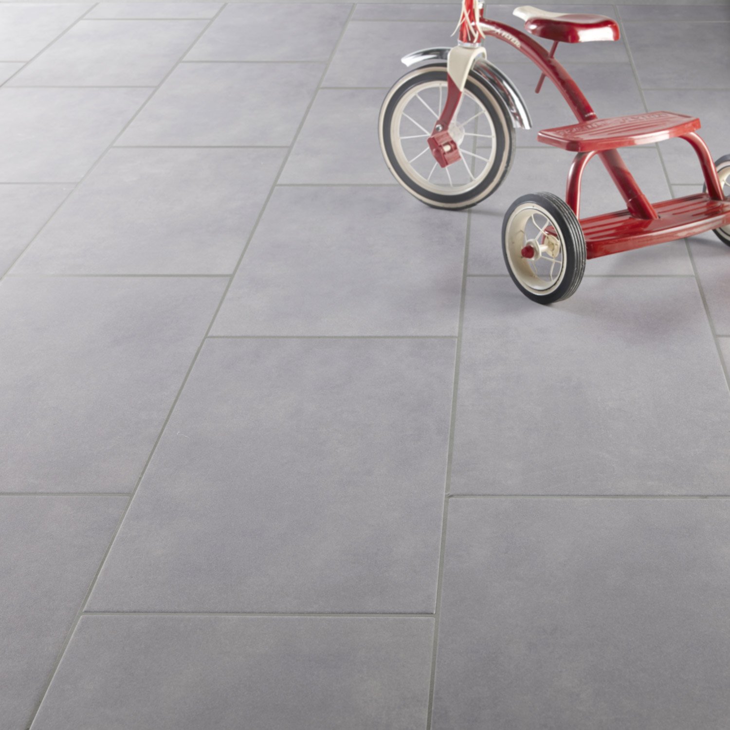 Carrelage gris galet