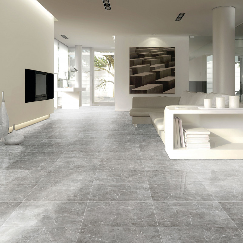 Carrelage poli brillant 40 x 40