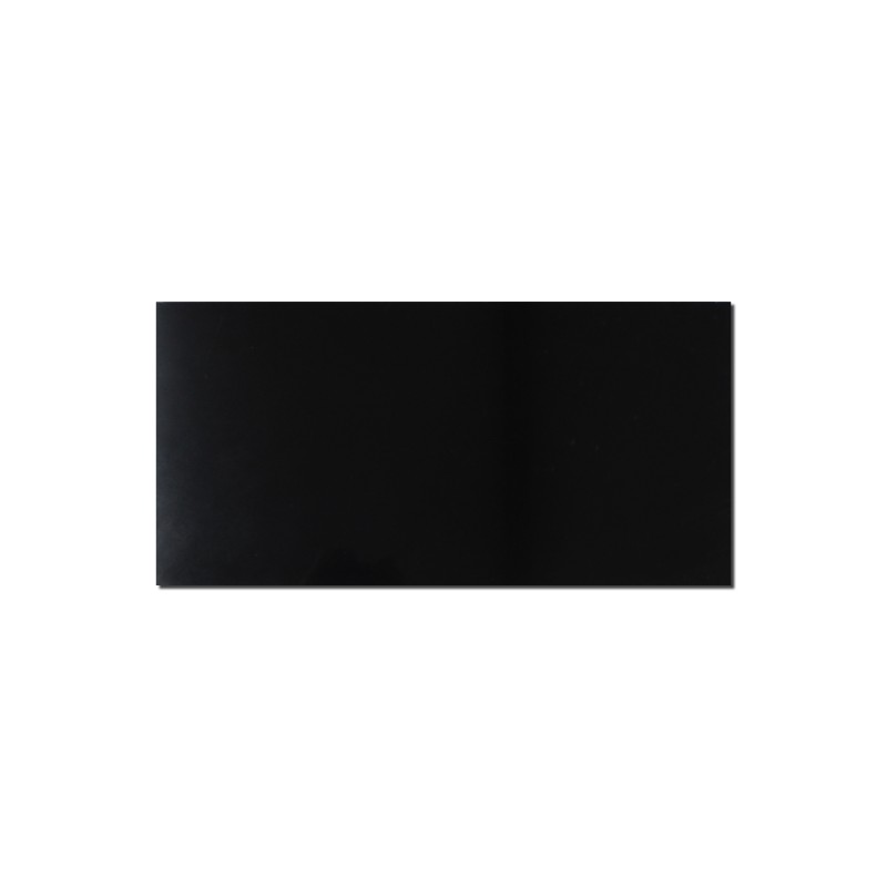 Carrelage noir brillant rectangle