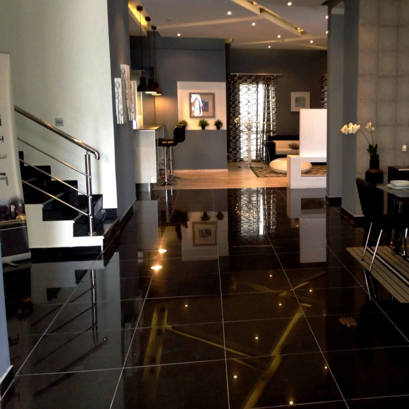 Carrelage poli brillant italien