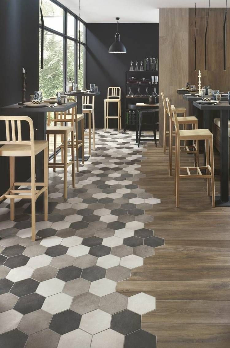 Carrelage sol cuisine tendance