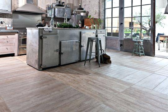 Sol pour cuisine sur carrelage