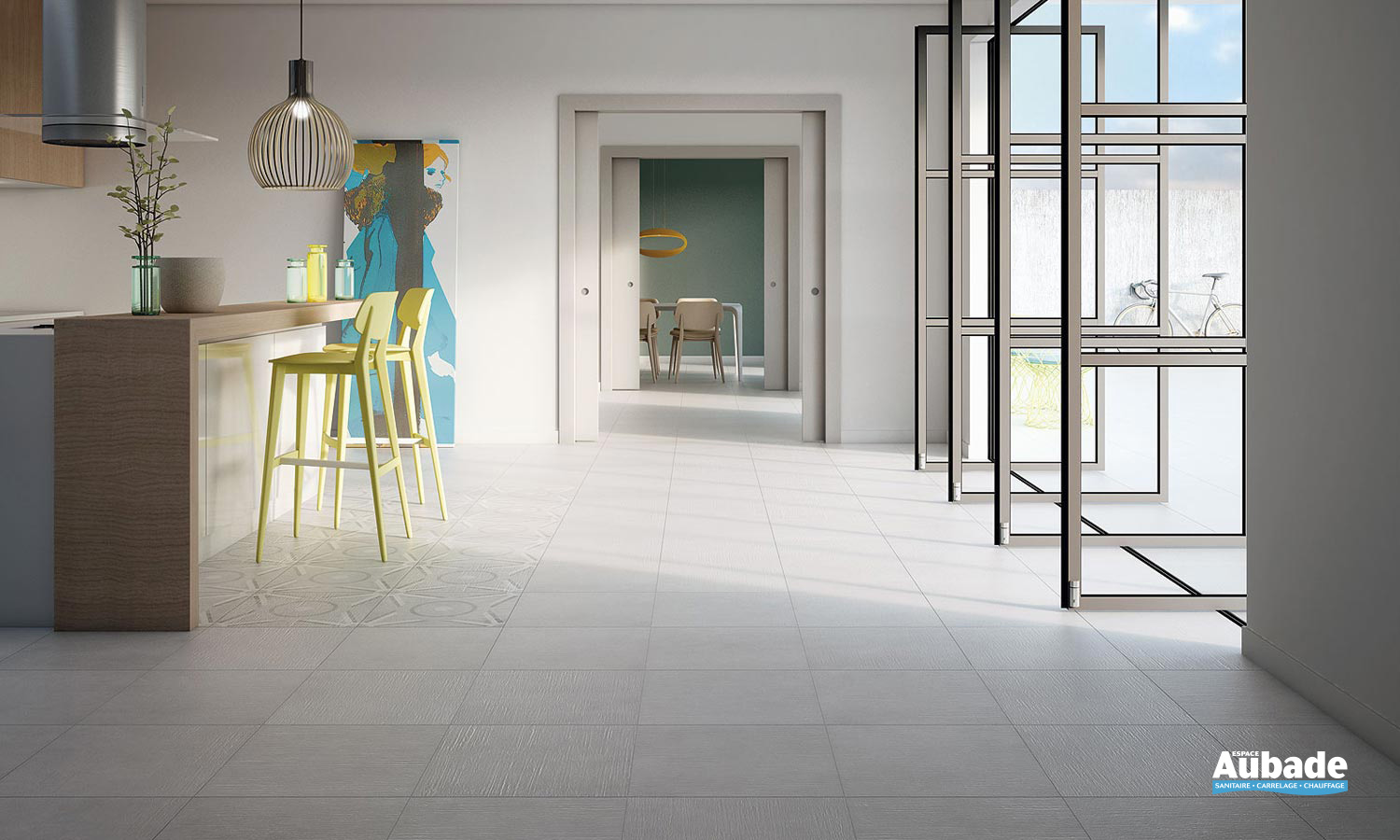 Aubade carrelage grey