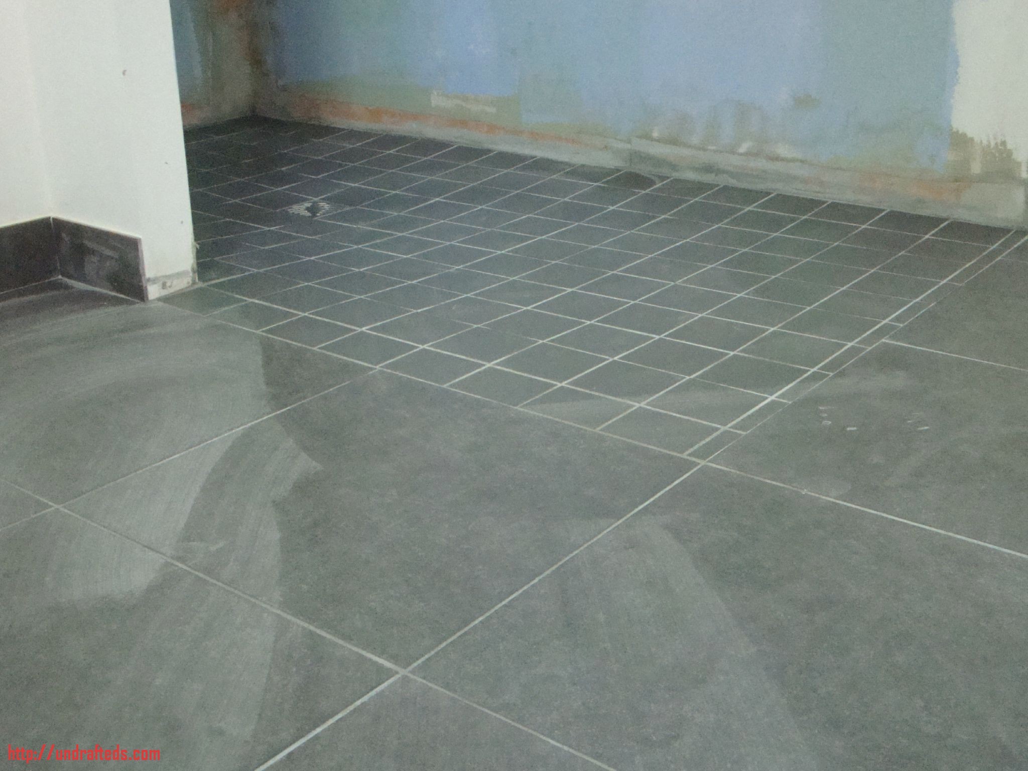 Carrelage sol antidérapant blanc