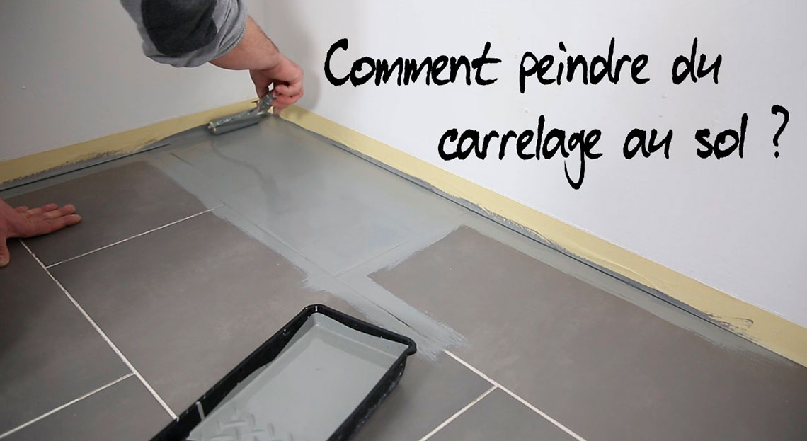 Repeindre un carrelage sol de cuisine