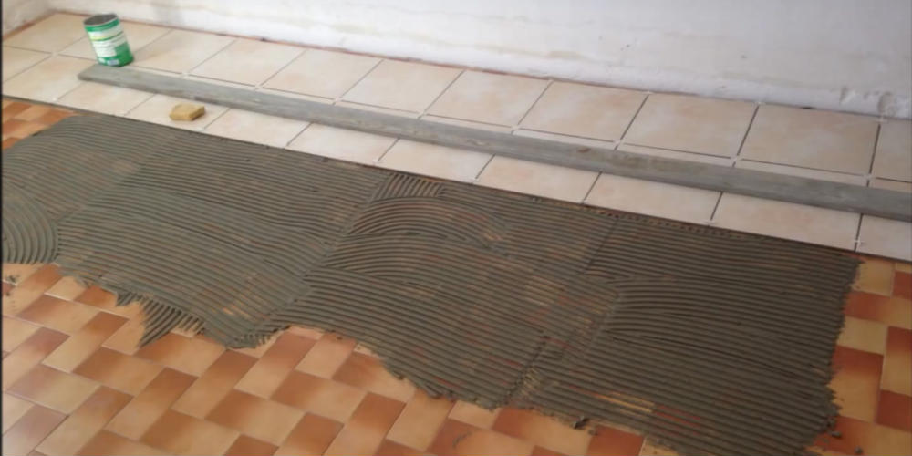 Dalle carrelage à coller