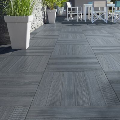 Carrelage gris exterieur