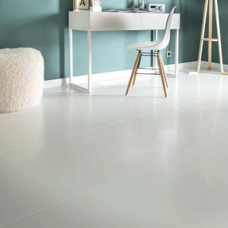 Carrelage blanc abbaye cluny