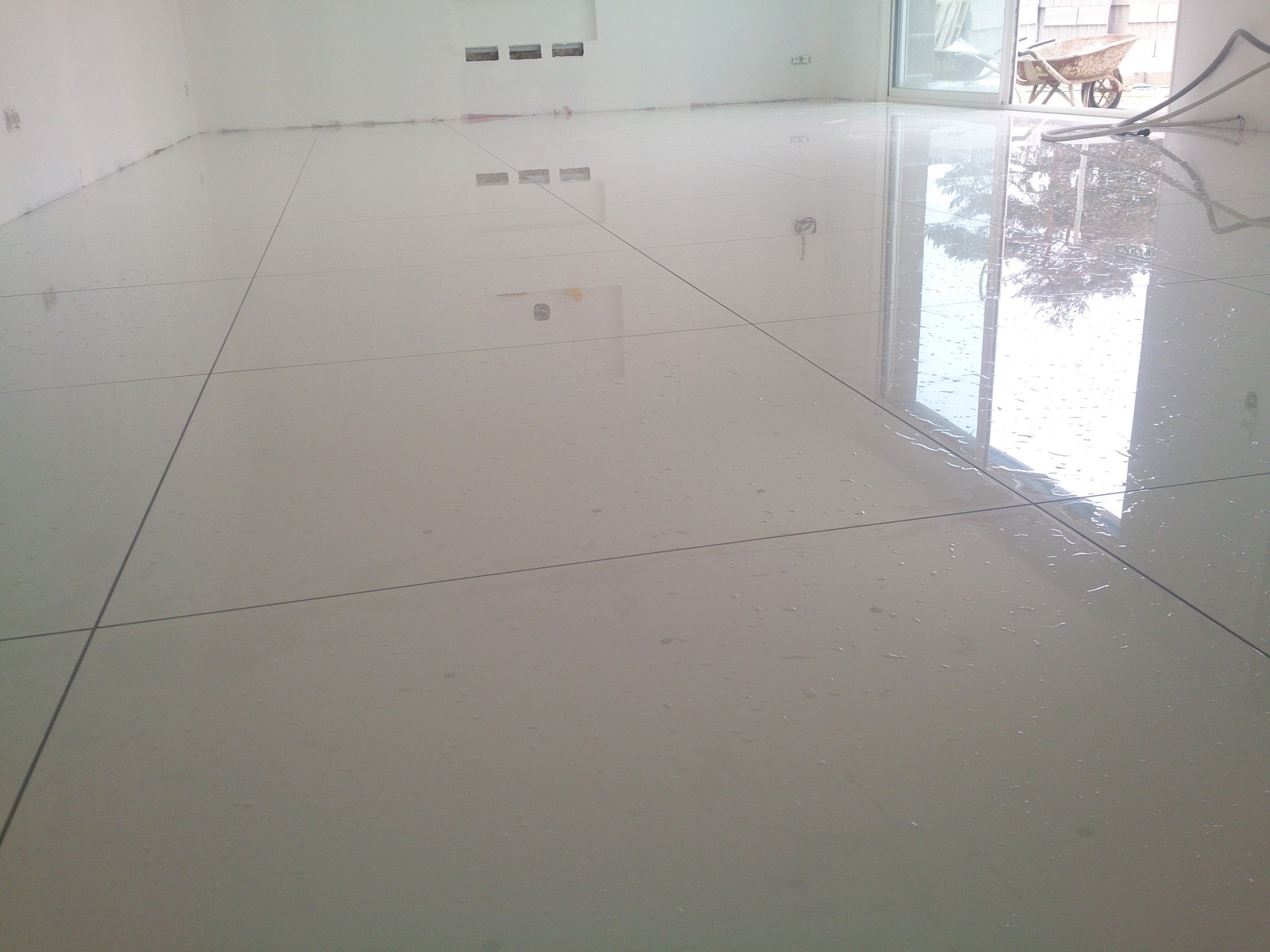 Carrelage grotte blanc