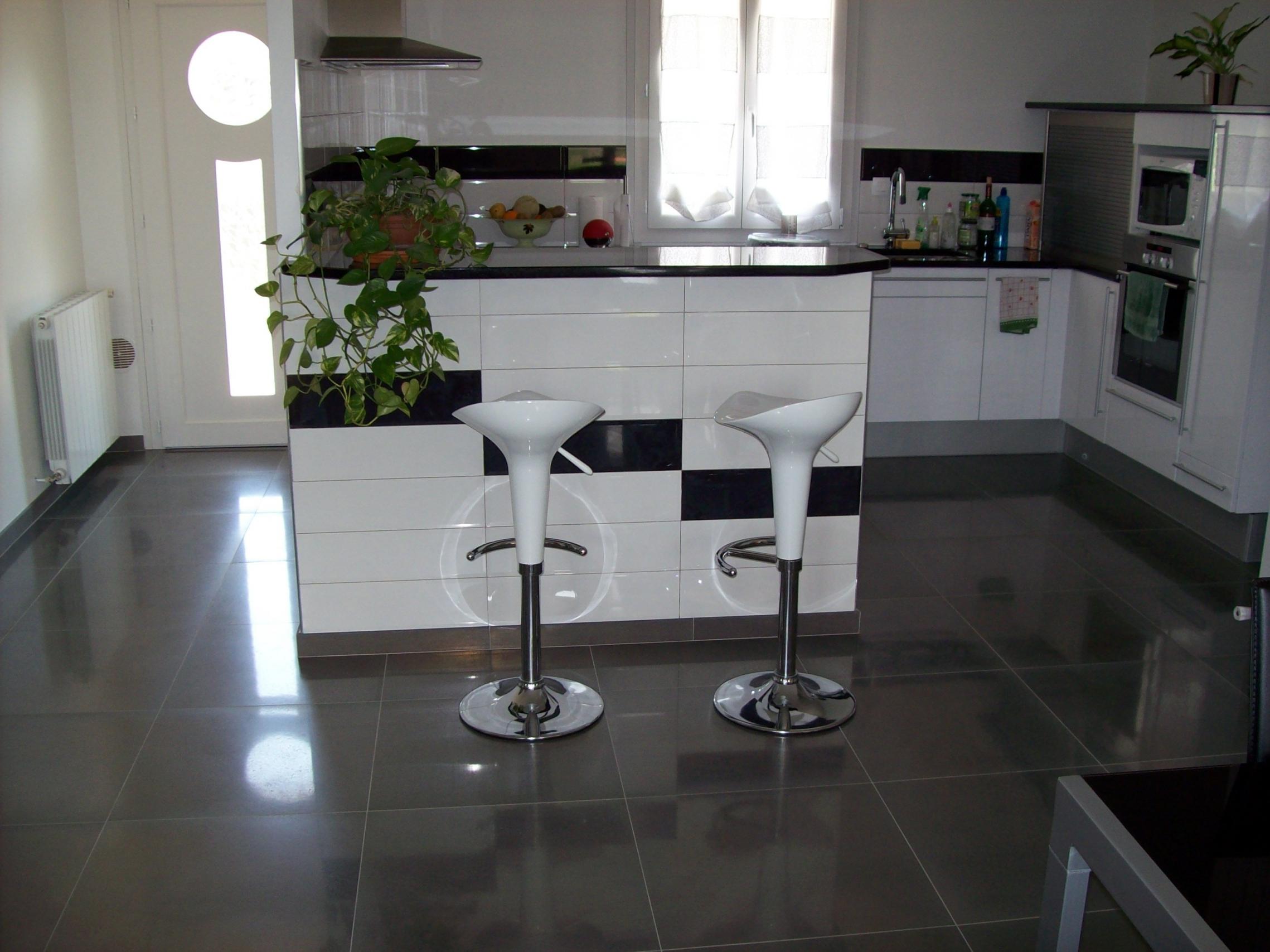 Carrelage cuisine contemporain