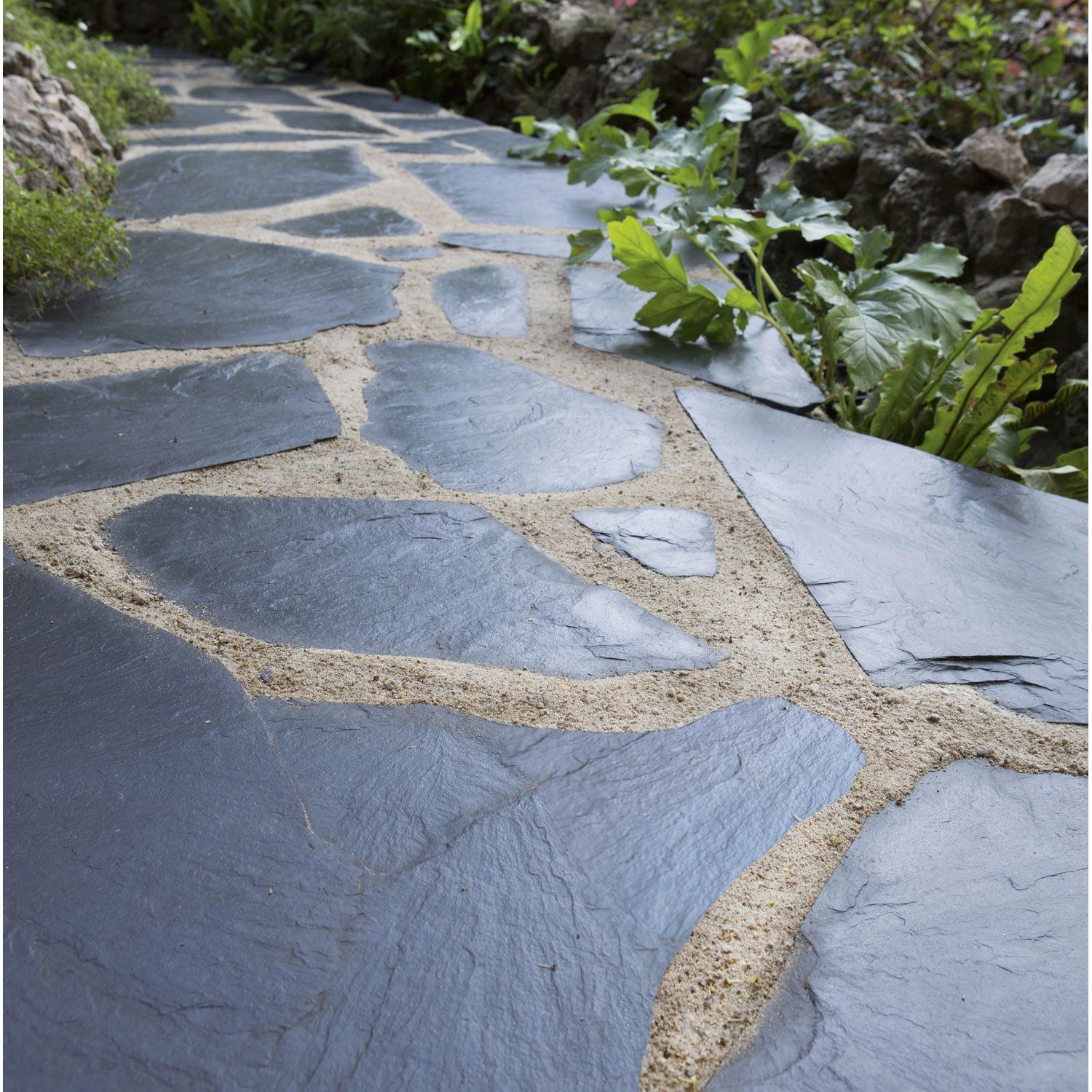 Carrelage opus ardoise