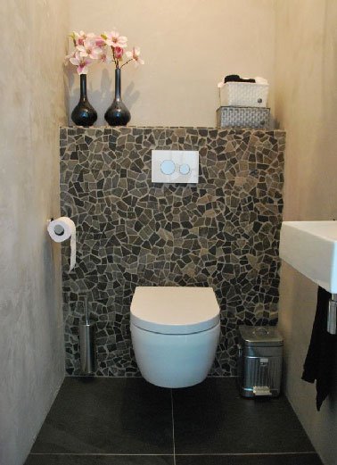 Carrelage wc mur