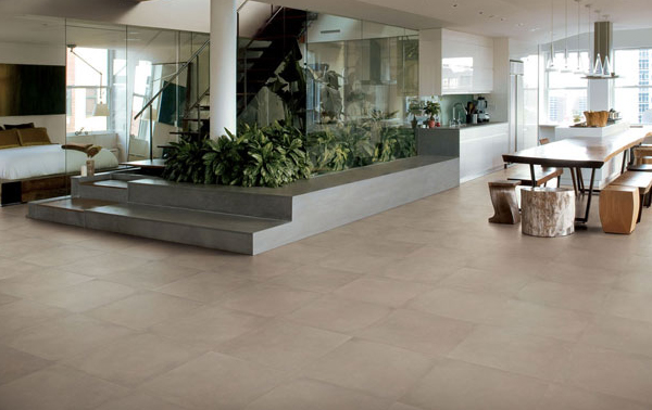 Carrelage blanc grande dimension