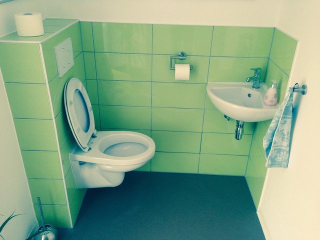 Carrelage d'un wc