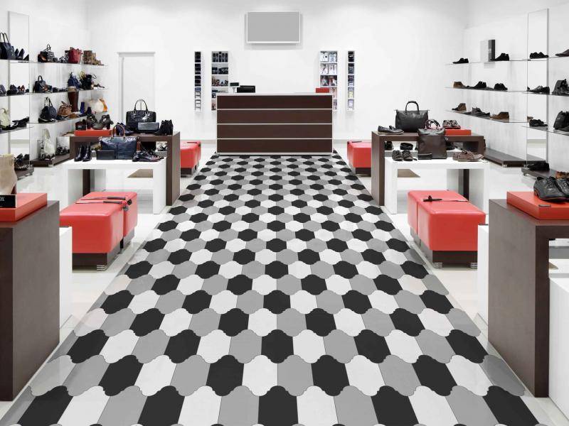 Carrelage lons bleu