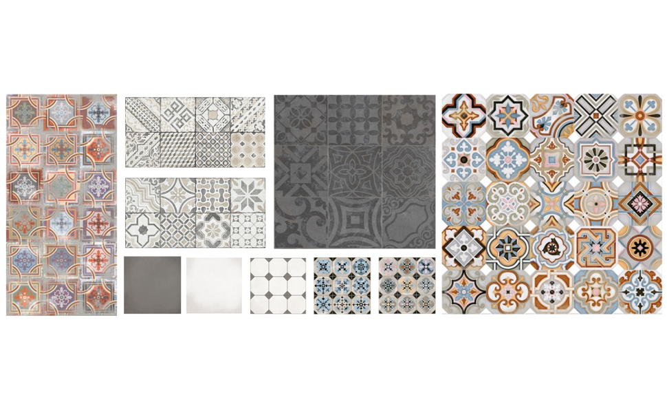 Carrelage mosaique ciment
