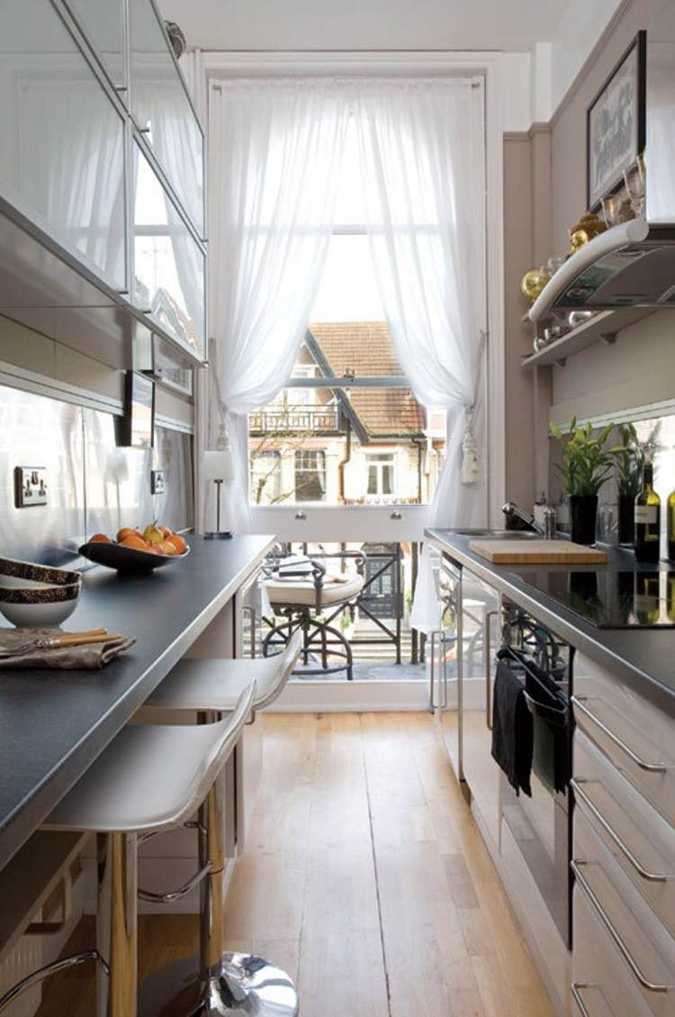 Deco petite cuisine avec bar