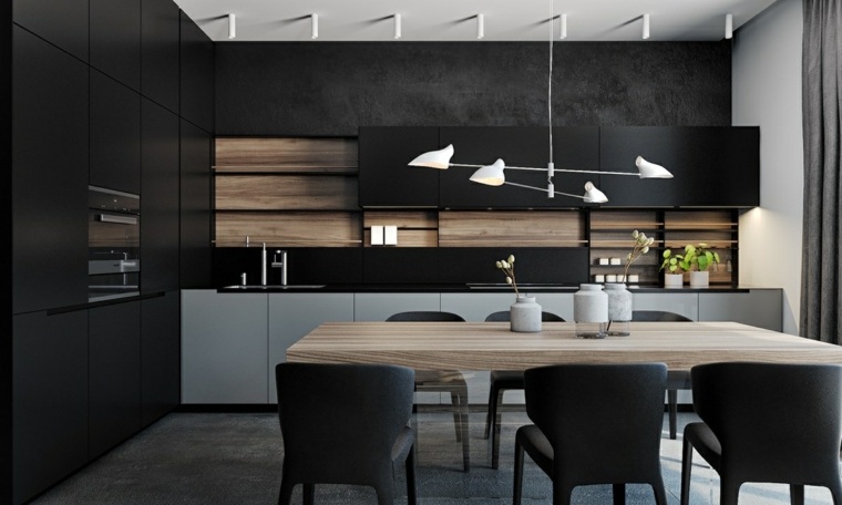 Modele cuisine noire