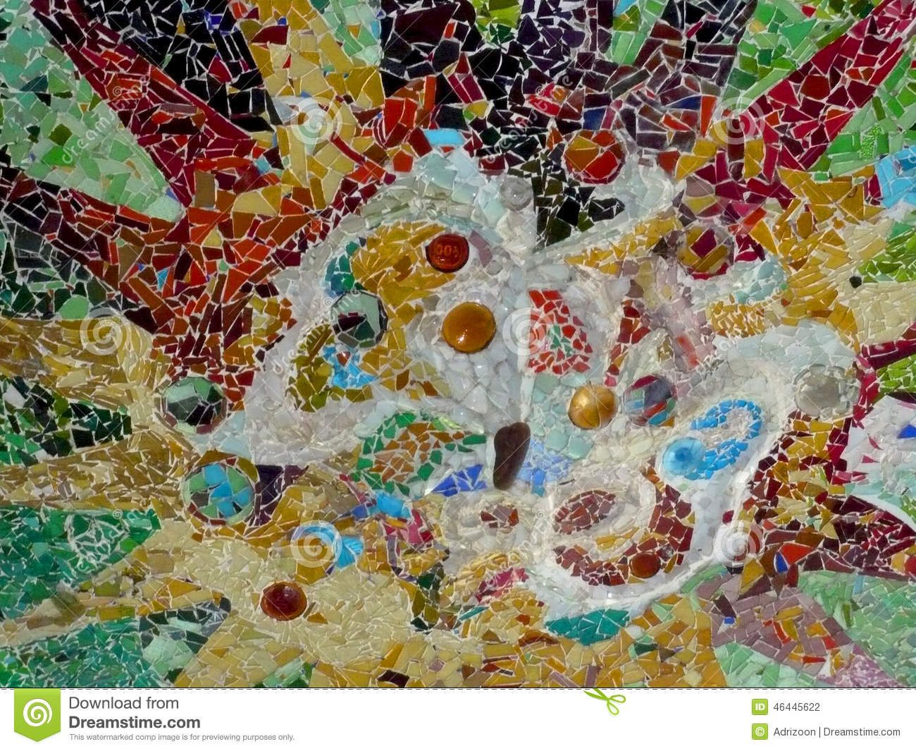 Carrelage mosaique gaudi
