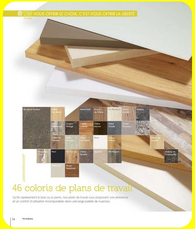 Plan de travail cuisine conforama