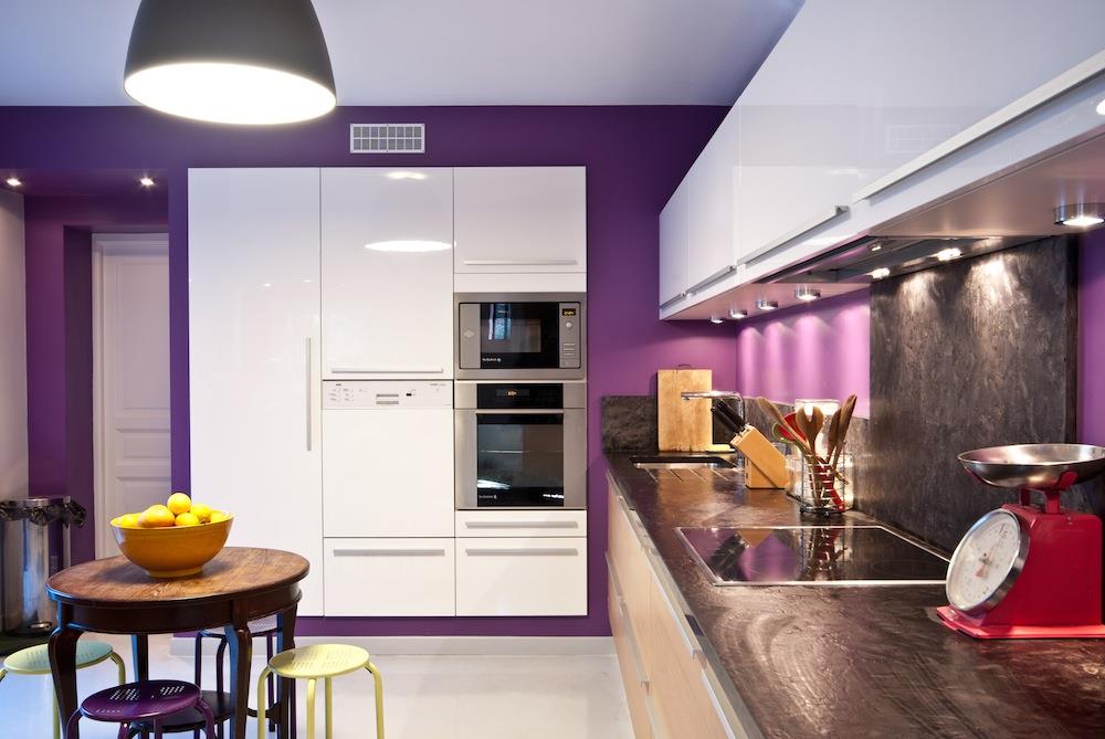 Modele couleur mur cuisine