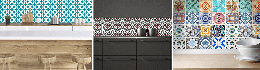 Carrelage adhésif imitation carreaux de ciment