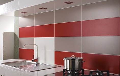 Carrelage mural cuisine grande dimension