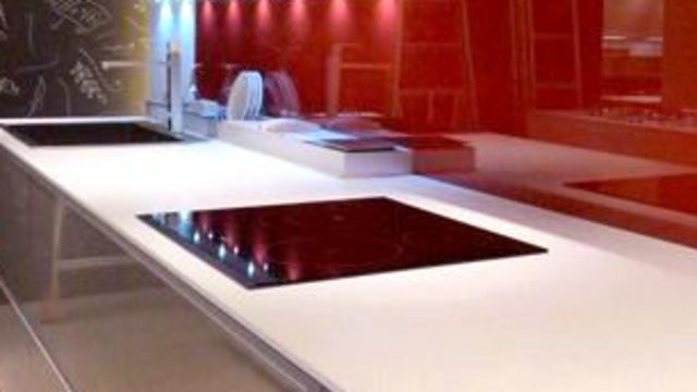 Plan de travail cuisine imitation verre
