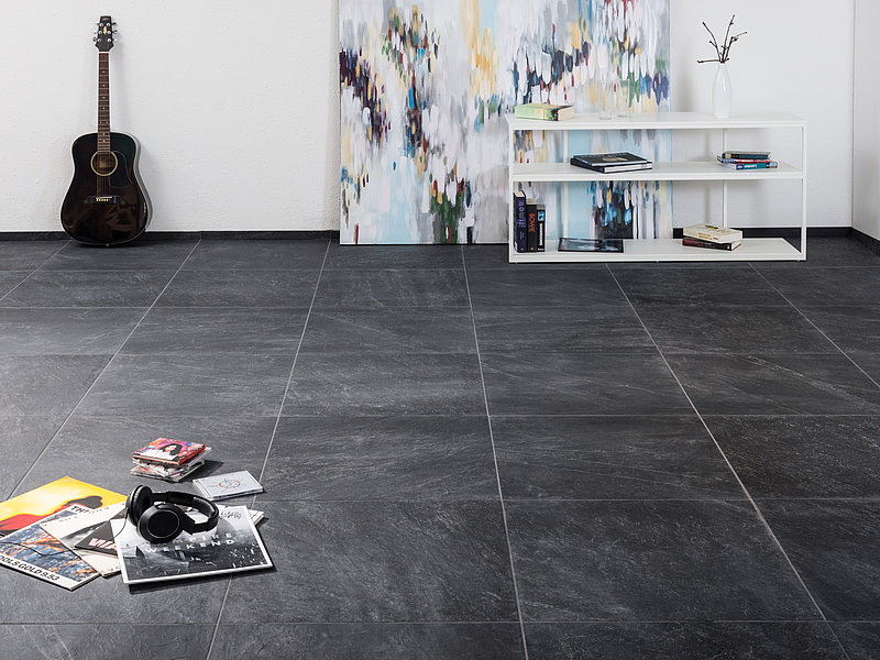 Carrelage aspect ardoise
