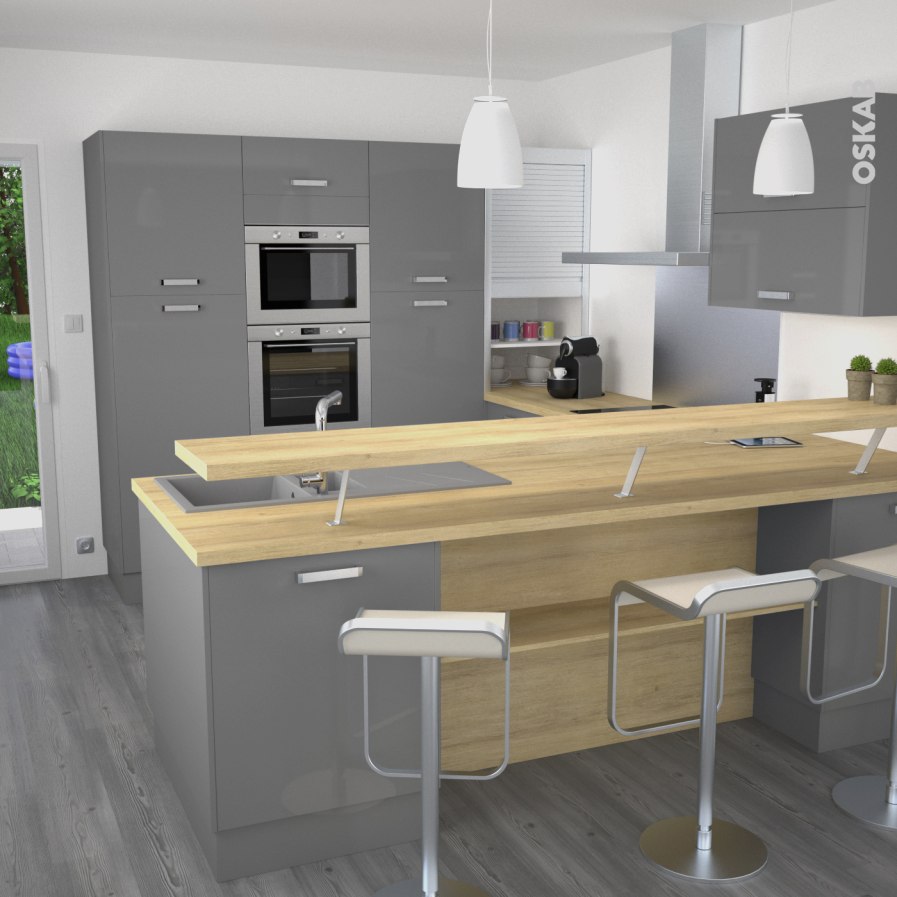 Voir modele de cuisine équipée