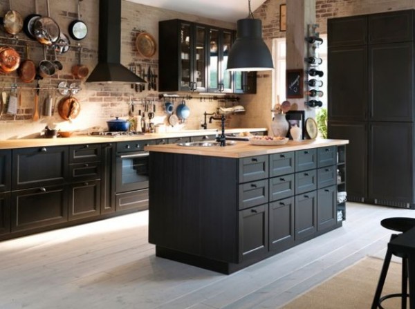 Plan de cuisine rustique