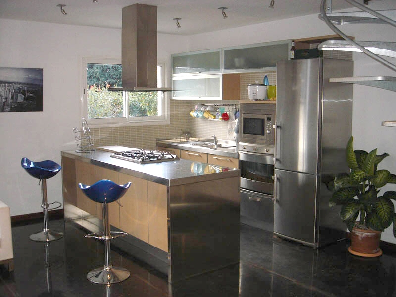 Modele de cuisine en inox