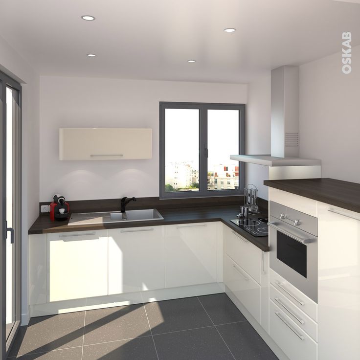 Carrelage brillant meuble