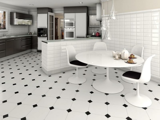 Carrelage blanc tendance