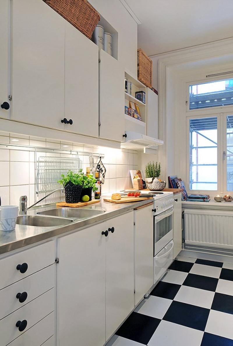 Deco cuisine blanc et inox