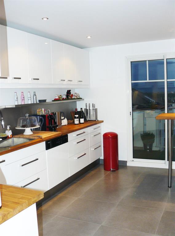 Plan de travail cuisine blanc cassé