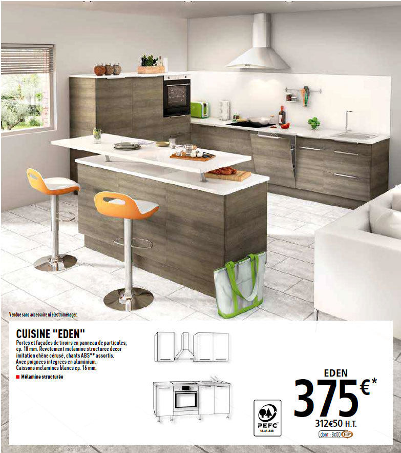 Caisson meuble haut cuisine brico depot
