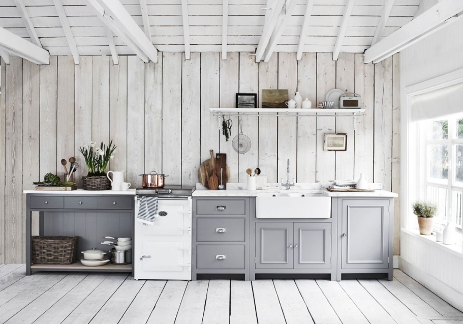 Deco cuisine campagne rouge