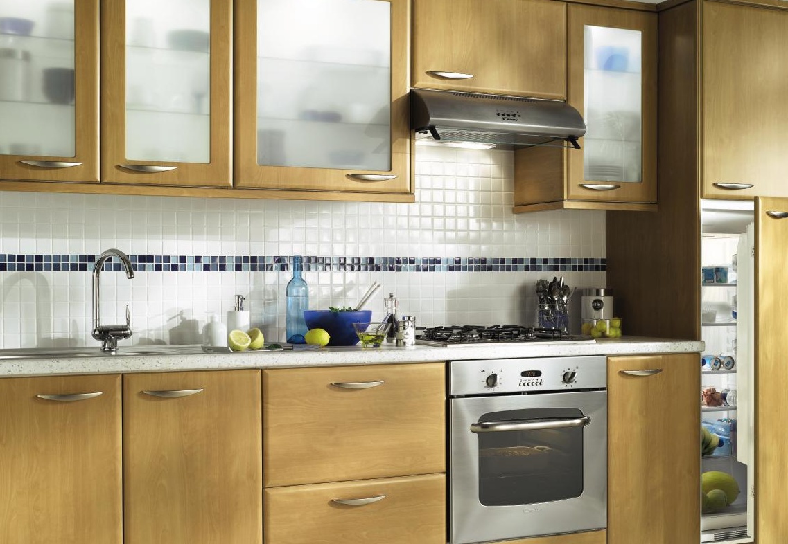 Modèle cuisine moderne bois