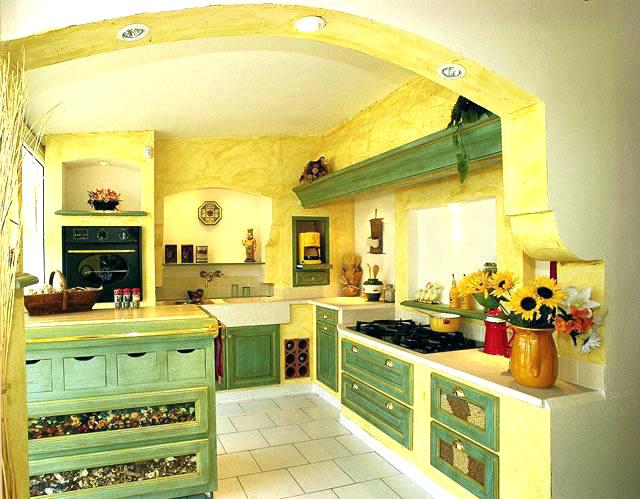 Modele cuisine equipee provencale