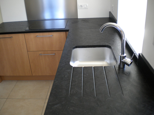 Plan de travail cuisine quartz couleur
