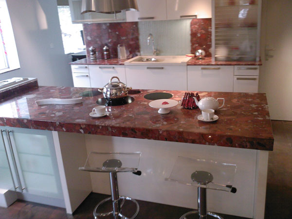 Table de travail cuisine en granit