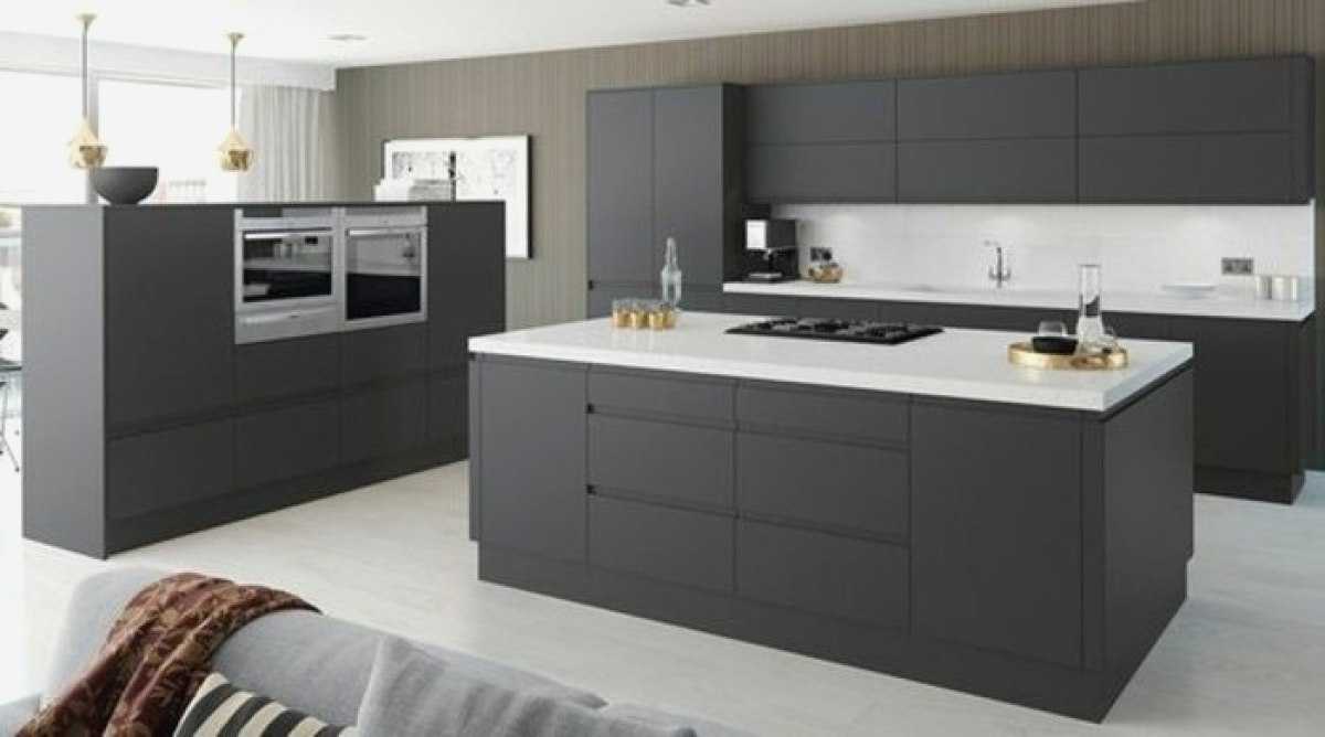 Photos de cuisine grise et blanc