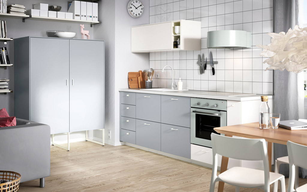 Photo cuisine grise ikea