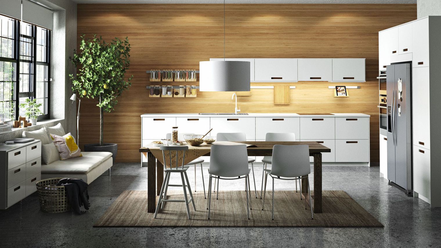 Meuble de cuisine en bois de palette