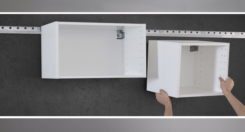 Rail de fixation meuble haut cuisine leroy merlin