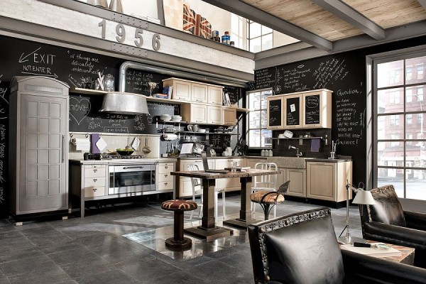 Modele cuisine style retro