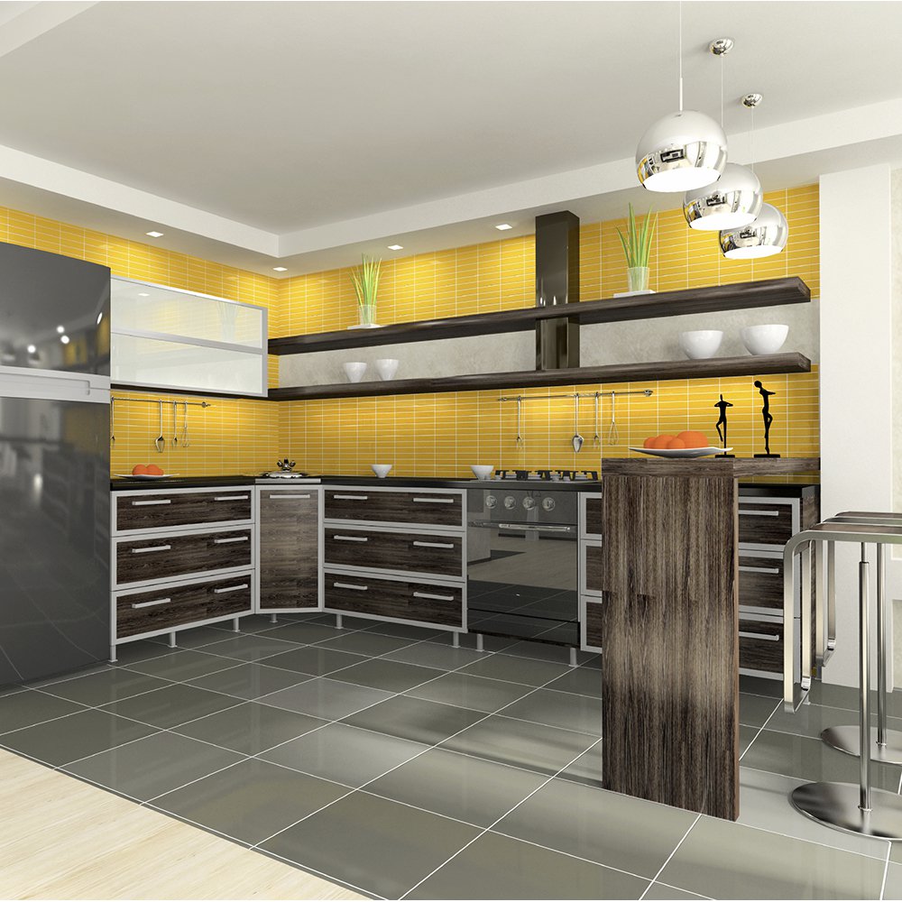 Decoration de cuisine jaune