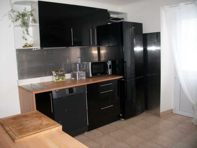 Deco cuisine noire mat